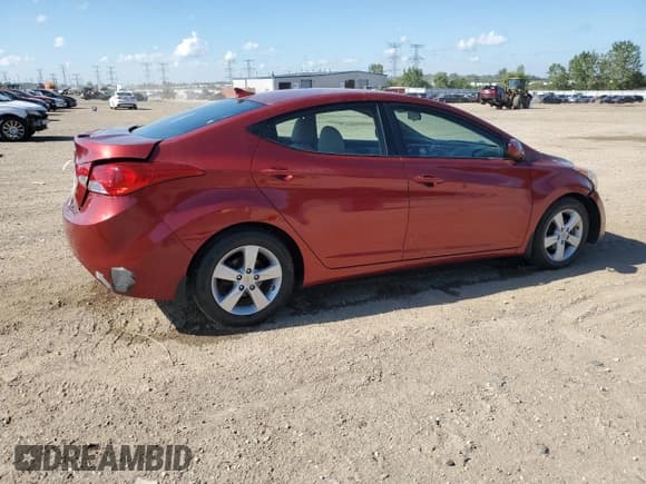 ✅ 2013 Hyundai Elantra GLS • VIN: 5NPDH4AE7DH330044 • Lot: 70101995. Listed on Copart with 89,186 mi. Free auction sales archive from the USA and detailed vehicle history report at DreamBid. Image 3.