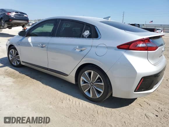 2018 Hyundai Ioniq Limited с VIN KMHC05LC7JU060296, выставлен на аукционе Copart как лот 77557654 с пробегом 32 363 миль миль и На запчасти • Non repairable. История ставок и продаж доступна на DreamBid. Изображение 2.