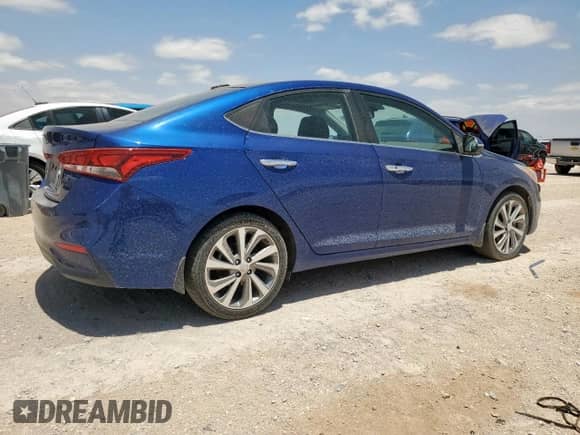 2020 Hyundai Accent Limited z VIN 3KPC34A61LE120724, wystawiony jako Copart lot #60055465 z przebiegiem 71 687 mil mil oraz Czysty tytuł • Clean title. Historia ofert i sprzedaży dostępna na DreamBid. Obrazek 3.