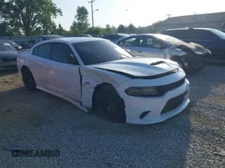 2020 Dodge Charger Scat Pack with VIN 2C3CDXGJ0LH156181, listed as a IAAI auction lot 42655297 with 46,549 mi miles and . Bid and sale history available at DreamBid. Image 1.