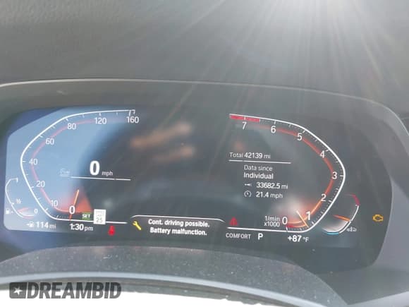 ✅ 2020 BMW X5 sDrive40i • VIN: 5UXCR4C05LLE31248 • Lot: 42014324. Wystawiony na IAAI z przebiegiem 42 139 mil. Bezpłatny archiwum sprzedaży aukcyjnych z USA i szczegółowy raport historii pojazdu na DreamBid. Zdjęcie 7.