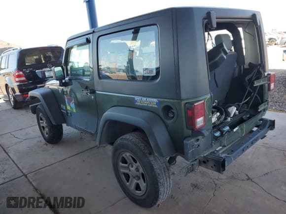 ✅ 2008 Jeep Wrangler X • VIN: 1J4FZ24128L626295 • Лот: 79938974. Опубликован ранее на Copart с пробегом 13 578 миль. Бесплатный доступ к архиву аукционных продаж из США и подробный отчёт об истории автомобиля на DreamBid. Изображение 2.