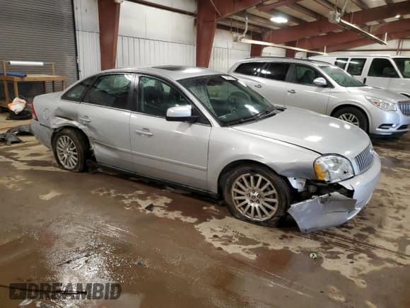 ✅ 2005 Mercury Montego Premier • VIN: 1MEFM42155G623736 • Лот: 59885225. Опубликован ранее на Copart с пробегом Не указан. Бесплатный доступ к архиву аукционных продаж из США и подробный отчёт об истории автомобиля на DreamBid. Изображение 4.