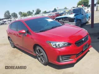 2022 Subaru Impreza Special Sports с VIN 4S3GTAL67N3724575, выставлен на аукционе IAAI как лот 42375237 с пробегом 21 787 миль миль и . История ставок и продаж доступна на DreamBid. Изображение 1.