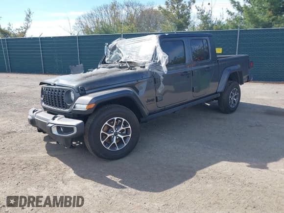 ✅ 2024 Jeep Gladiator Willys • VIN: 1C6HJTAG7RL109913 • Лот: 41419209. Опубликован ранее на IAAI с пробегом 6 581 миль. Бесплатный доступ к архиву аукционных продаж из США и подробный отчёт об истории автомобиля на DreamBid. Изображение 2.