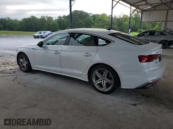 ✅ 2021 Audi A5 Sportback S line Premium • VIN: WAUDACF53MA012871 • Lot: 56963055. Listed on Copart with 101,368 mi. Free auction sales archive from the USA and detailed vehicle history report at DreamBid. Image 2.