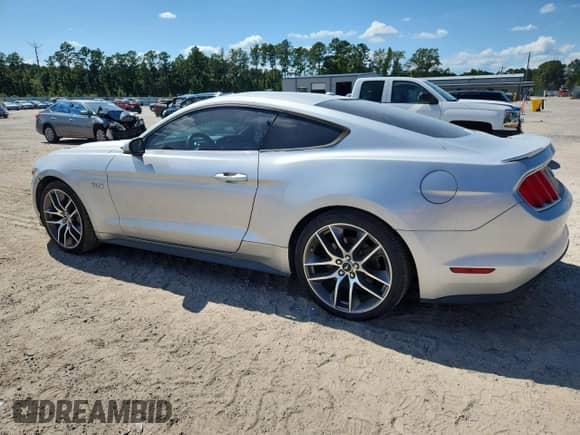 2015 Ford Mustang GT with VIN 1FA6P8CFXF5337328, listed as a Copart auction lot 80607635 with 148,324 mi miles and Salvage title. Bid and sale history available at DreamBid. Image 2.