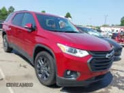 ✅ 2020 Chevrolet Traverse RS • VIN: 1GNERJKW7LJ170140 • Lot: 42394983. Listed on IAAI with 56,478 mi. Free auction sales archive from the USA and detailed vehicle history report at DreamBid. Image 1.