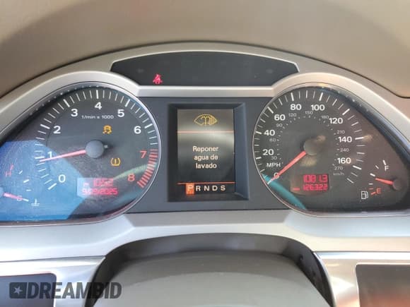 ✅ 2008 Audi A6 • VIN: WAUDH74F48N159343 • Lot: 82322825. Listed on Copart with 126,322 mi. Free auction sales archive from the USA and detailed vehicle history report at DreamBid. Image 9.