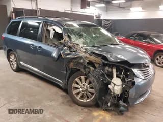 ✅ 2015 Toyota Sienna Limited • VIN: 5TDDK3DC3FS100407 • Lot: 42208135. Listed on IAAI with 83,109 mi. Free auction sales archive from the USA and detailed vehicle history report at DreamBid. Image 1.