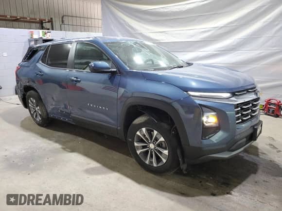 2025 Chevrolet Equinox FWD LT with VIN 3GNAXHEG5SL281830, listed as a Copart auction lot 68731765 with 3,766 mi miles and Salvage title. Bid and sale history available at DreamBid. Image 4.