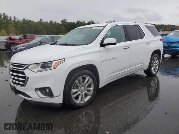 2020 Chevrolet Traverse High Country z VIN 1GNEVNKW7LJ306494, wystawiony jako Copart lot #85325225 z przebiegiem 72 532 mil mil oraz Szkoda całkowita • Salvage title. Historia ofert i sprzedaży dostępna na DreamBid. Obrazek 1.