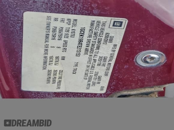 ✅ 1996 Chevrolet Silverado 1500 • VIN: 1GCEK19R4TE215153 • Лот: 94537825. Опубликован ранее на Copart с пробегом 184 351 миль. Бесплатный доступ к архиву аукционных продаж из США и подробный отчёт об истории автомобиля на DreamBid. Изображение 12.