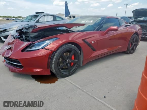 ✅ 2014 Chevrolet Corvette 3LT • VIN: 1G1YF2D75E5105348 • Lot: 70901095. Listed on Copart with 85,734 mi. Free auction sales archive from the USA and detailed vehicle history report at DreamBid. Image 1.