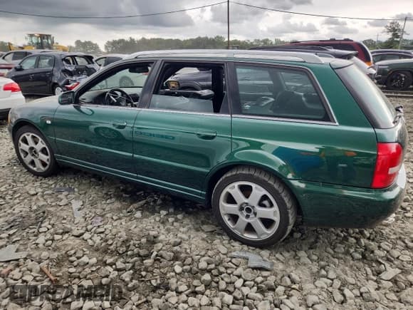 ✅ 2001 Audi S4 • VIN: WAUXD68D21A139777 • Lot: 65596925. Listed on Copart with Not provided. Free auction sales archive from the USA and detailed vehicle history report at DreamBid. Image 2.