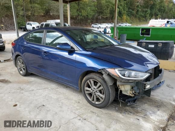 ✅ 2018 Hyundai Elantra SEL • VIN: 5NPD84LF0JH402283 • Lot: 81793355. Listed on Copart with 156,666 mi. Free auction sales archive from the USA and detailed vehicle history report at DreamBid. Image 4.