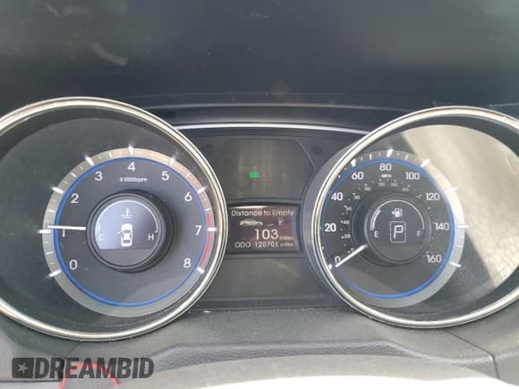 ✅ 2013 Hyundai Sonata GLS • VIN: 5NPEB4AC3DH666326 • Lot: 61641694. Listed on Copart with 120,706 mi. Free auction sales archive from the USA and detailed vehicle history report at DreamBid. Image 9.