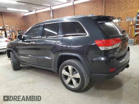 2014 Jeep Grand Cherokee Limited z VIN 1C4RJFBGXEC204652, wystawiony jako Copart lot #80250105 z przebiegiem Nie podano mil oraz Szkoda całkowita • Salvage title. Historia ofert i sprzedaży dostępna na DreamBid. Obrazek 2.