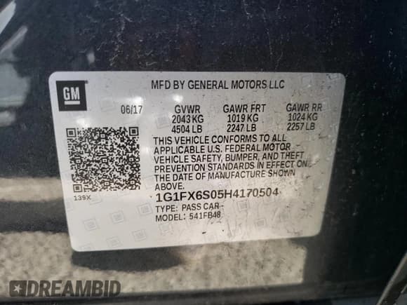 ✅ 2017 Chevrolet Bolt EV Premier • VIN: 1G1FX6S05H4170504 • Lot: 85648074. Wystawiony na Copart z przebiegiem 76 868 mil. Bezpłatny archiwum sprzedaży aukcyjnych z USA i szczegółowy raport historii pojazdu na DreamBid. Zdjęcie 12.