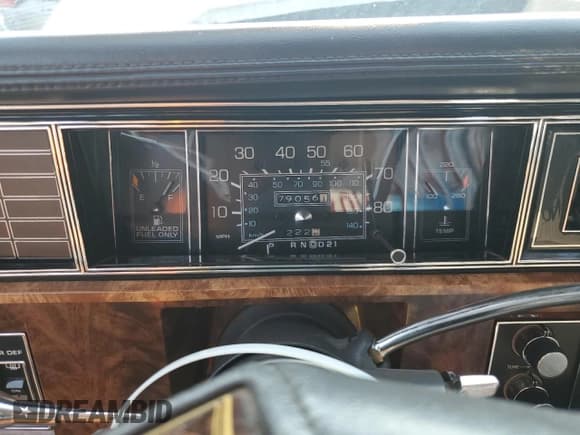 ✅ 1984 Oldsmobile Toronado • VIN: 1G3AZ57Y3EE346766 • Lot: 66703805. Listed on Copart with 79,056 mi. Free auction sales archive from the USA and detailed vehicle history report at DreamBid. Image 9.