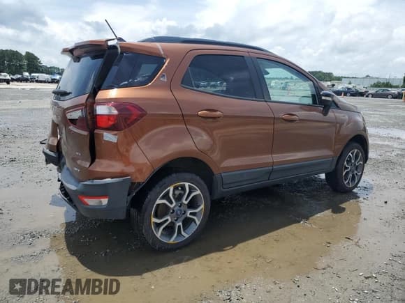 ✅ 2019 Ford EcoSport SES • VIN: MAJ6S3JLXKC293637 • Лот: 59525365. Опубликован ранее на Copart с пробегом 40 620 миль. Бесплатный доступ к архиву аукционных продаж из США и подробный отчёт об истории автомобиля на DreamBid. Изображение 3.