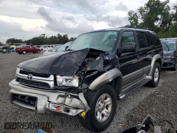 ✅ 2001 Toyota 4Runner Limited • VIN: JT3GN87R610193781 • Lot: 63972485. Listed on Copart with 190,627 mi. Free auction sales archive from the USA and detailed vehicle history report at DreamBid. Image 1.