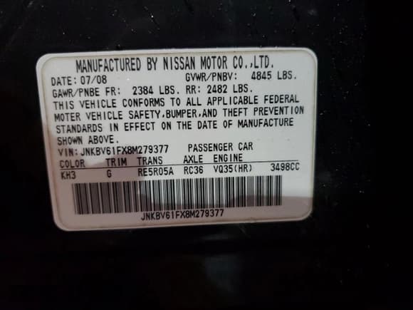 ✅ 2008 Infiniti G35 x • VIN: JNKBV61FX8M279377 • Лот: 90357515. Опубликован ранее на Copart с пробегом 111 802 миль. Бесплатный доступ к архиву аукционных продаж из США и подробный отчёт об истории автомобиля на DreamBid. Изображение 12.