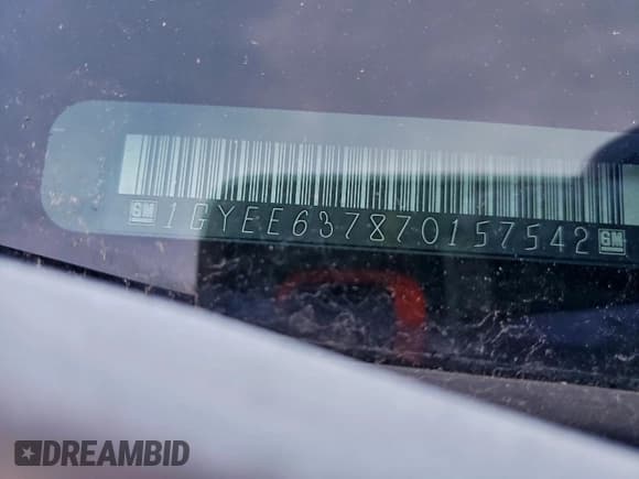 ✅ 2007 Cadillac SRX • VIN: 1GYEE637870157542 • Lot: 94221225. Listed on Copart with 104,111 mi. Free auction sales archive from the USA and detailed vehicle history report at DreamBid. Image 12.