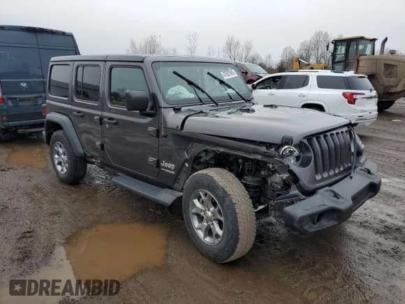 ✅ 2020 Jeep Wrangler Unlimited Sport S • VIN: 1C4HJXDN7LW286915 • Lot: 51834275. Listed on Copart with 33,129 mi. Free auction sales archive from the USA and detailed vehicle history report at DreamBid. Image 4.