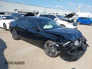 ✅ 2025 Hyundai Elantra SEL Sport • VIN: KMHLM4DG8SU013523 • Lot: 43188866. Listed on IAAI with 7,810 mi. Free auction sales archive from the USA and detailed vehicle history report at DreamBid. Image 1.