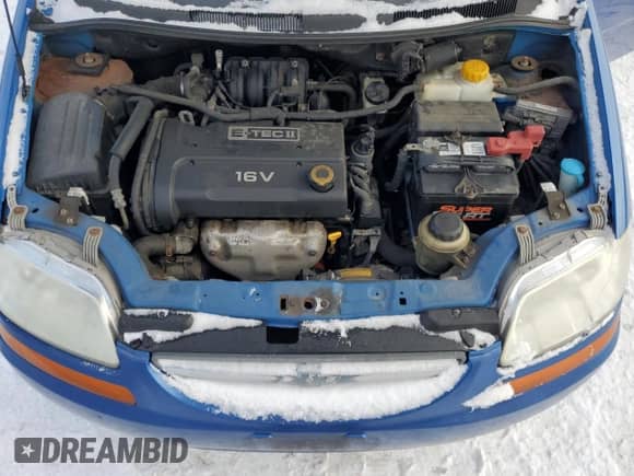 2008 Chevrolet Aveo LS z VIN KL1TD66608B162086, wystawiony jako Copart lot #43416845 z przebiegiem 115 649 mil mil oraz Szkoda całkowita • Salvage title. Historia ofert i sprzedaży dostępna na DreamBid. Obrazek 11.