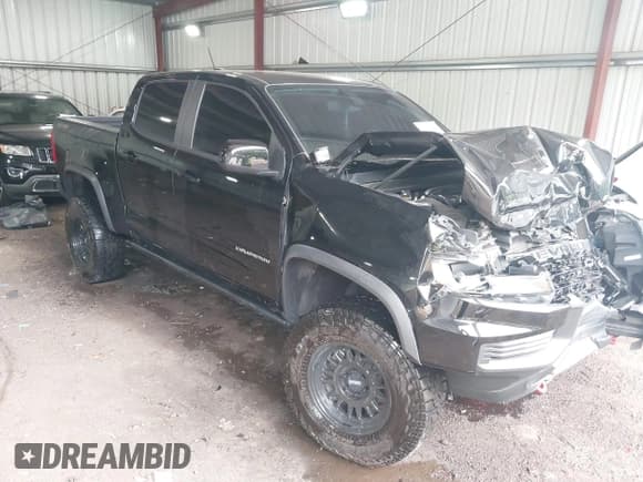 ✅ 2022 Chevrolet Colorado 4WD ZR2 • VIN: 1GCGTEEN1N1324227 • Lot: 42952485. Listed on IAAI with 37,896 mi. Free auction sales archive from the USA and detailed vehicle history report at DreamBid. Image 1.