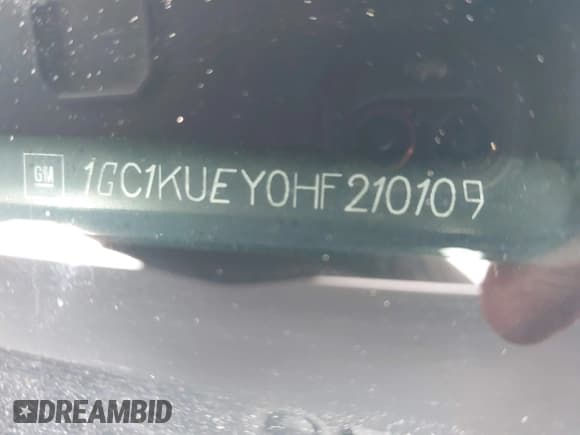 ✅ 2017 Chevrolet Silverado 2500HD Work Truck • VIN: 1GC1KUEY0HF210109 • Lot: 41416787. Listed on IAAI with 102,497 mi. Free auction sales archive from the USA and detailed vehicle history report at DreamBid. Image 9.