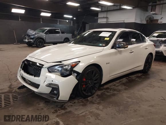 ✅ 2020 Infiniti Q50 Red Sport 400 • VIN: JN1FV7AR9LM660314 • Lot: 42220029. Listed on IAAI with 65,779 mi. Free auction sales archive from the USA and detailed vehicle history report at DreamBid. Image 17.