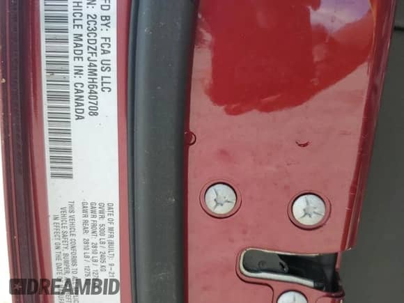 2021 Dodge Challenger R/T Scat Pack Widebody z VIN 2C3CDZFJ4MH640708, wystawiony jako Copart lot #80983095 z przebiegiem 32 335 mil mil oraz Szkoda całkowita • Salvage title. Historia ofert i sprzedaży dostępna na DreamBid. Obrazek 12.