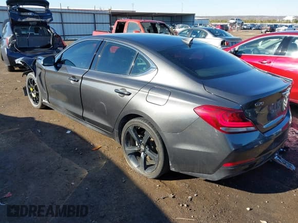 ✅ 2019 Genesis G70 Advanced • VIN: KMTG44LA6KU026842 • Lot: 41287135. Listed on IAAI with 124,608 mi. Free auction sales archive from the USA and detailed vehicle history report at DreamBid. Image 3.