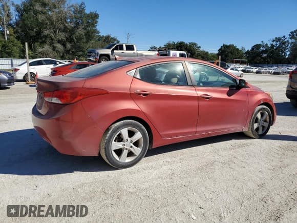 ✅ 2013 Hyundai Elantra GLS • VIN: KMHDH4AE9DU678638 • Lot: 90925205. Listed on Copart with 147,393 mi. Free auction sales archive from the USA and detailed vehicle history report at DreamBid. Image 3.