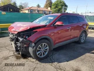 ✅ 2017 Hyundai Santa Fe SE • VIN: KM8SNDHF3HU186997 • Lot: 81150535. Wystawiony na Copart z przebiegiem 89 903 mil. Bezpłatny archiwum sprzedaży aukcyjnych z USA i szczegółowy raport historii pojazdu na DreamBid. Zdjęcie 1.