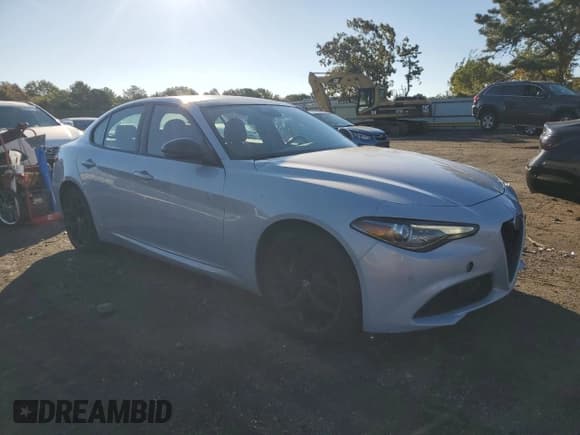 ✅ 2020 Alfa Romeo Giulia Sport • VIN: ZARFANAN4L7638039 • Lot: 82184185. Listed on Copart with 50,752 mi. Free auction sales archive from the USA and detailed vehicle history report at DreamBid. Image 4.
