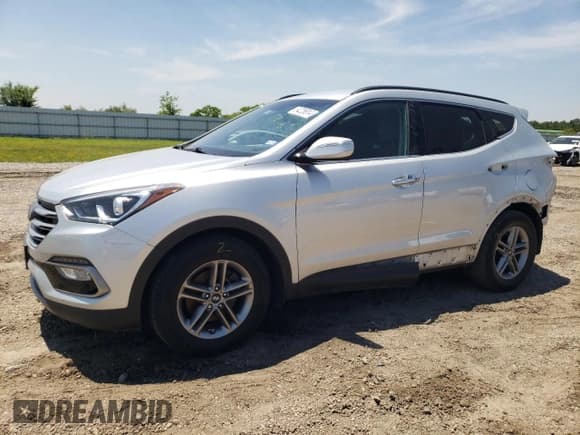 ✅ 2017 Hyundai Santa Fe 2.4L • VIN: 5XYZU3LB5HG491505 • Лот: 54226814. Опубликован ранее на Copart с пробегом 98 765 миль. Бесплатный доступ к архиву аукционных продаж из США и подробный отчёт об истории автомобиля на DreamBid. Изображение 1.