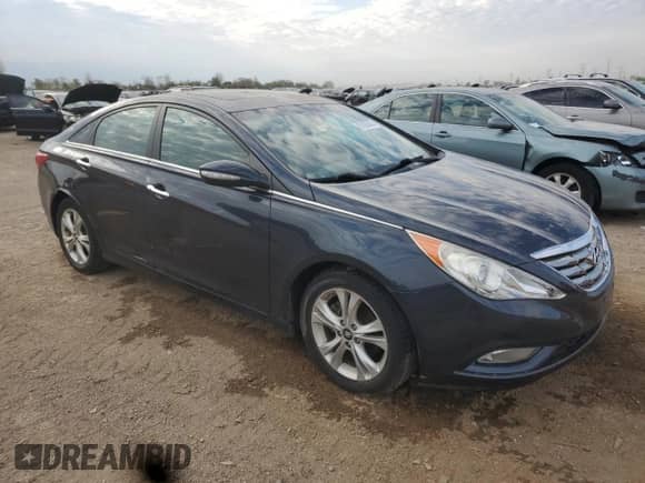2011 Hyundai Sonata Limited with VIN 5NPEC4AC7BH229682, listed as a Copart auction lot 87093545 with 79,452 mi miles and Salvage title. Bid and sale history available at DreamBid. Image 4.