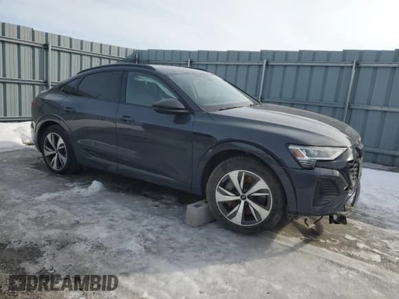 ✅ 2024 Audi Q8 e-tron • VIN: WA1BABGE2RB043043 • Лот: 45803195. Опубликован ранее на Copart с пробегом 21 556 миль. Бесплатный доступ к архиву аукционных продаж из США и подробный отчёт об истории автомобиля на DreamBid. Изображение 4.