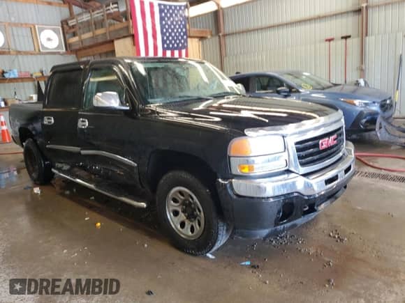 2007 GMC Sierra 1500 SL with VIN 2GTEK13V771164311, listed as a Copart auction lot 58835305 with 179,930 mi miles and Salvage title. Bid and sale history available at DreamBid. Image 4.