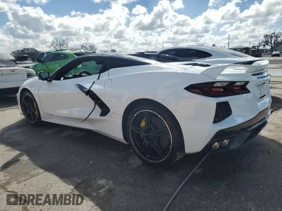 2023 Chevrolet Corvette 2LT с VIN 1G1YB3D42P5103504, выставлен на аукционе Copart как лот 75091974 с пробегом 2 661 миль миль и На запчасти • Non repairable. История ставок и продаж доступна на DreamBid. Изображение 2.