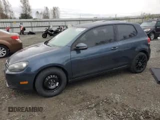 ✅ 2013 Volkswagen Golf • VIN: WVWAB7AJ2DW039335 • Lot: 75911574. Listed on Copart with 104,508 mi. Free auction sales archive from the USA and detailed vehicle history report at DreamBid. Image 1.