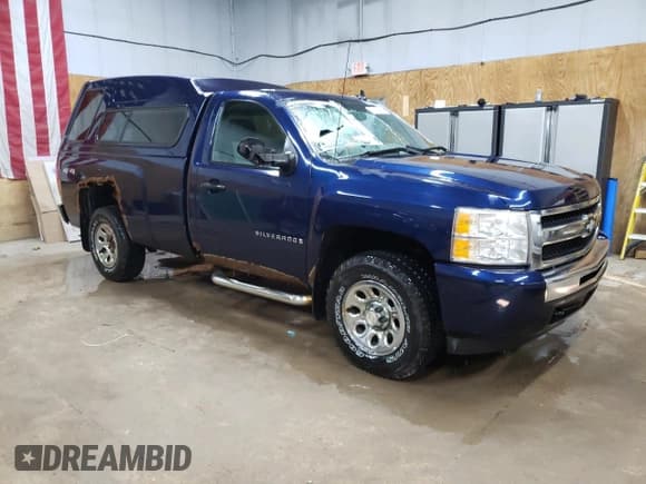 ✅ 2009 Chevrolet Silverado 1500 Work Truck • VIN: 1GCEK14C59Z153721 • Lot: 54563155. Listed on Copart with 267,706 mi. Free auction sales archive from the USA and detailed vehicle history report at DreamBid. Image 4.