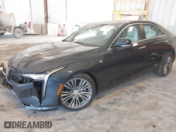 ✅ 2025 Cadillac CT4 Premium Luxury • VIN: 1G6DF5RK0S0111364 • Lot: 42649782. Listed on IAAI with 2,967 mi. Free auction sales archive from the USA and detailed vehicle history report at DreamBid. Image 2.