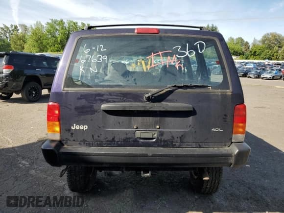 ✅ 1999 Jeep Cherokee SE • VIN: 1J4FF28S0XL541871 • Lot: 59250264. Listed on Copart with Not provided. Free auction sales archive from the USA and detailed vehicle history report at DreamBid. Image 6.