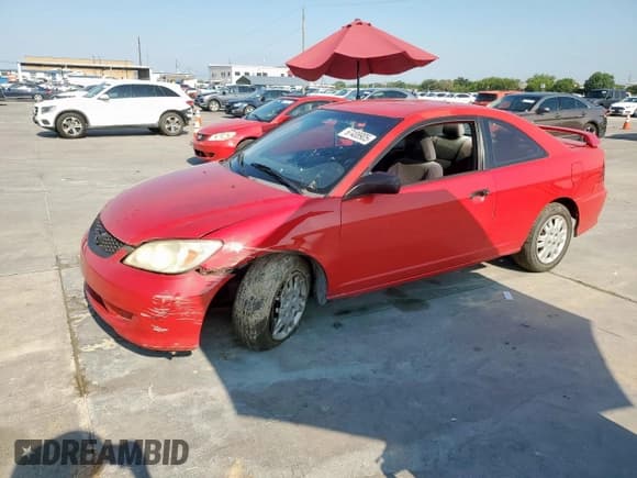 ✅ 2005 Honda Civic VP • VIN: 1HGEM22145L067011 • Lot: 67408905. Listed on Copart with 216,557 mi. Free auction sales archive from the USA and detailed vehicle history report at DreamBid. Image 1.