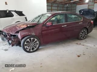 ✅ 2015 Honda Accord Sport • VIN: 1HGCR2F5XFA223295 • Lot: 92601625. Listed on Copart with 106,103 mi. Free auction sales archive from the USA and detailed vehicle history report at DreamBid. Image 1.